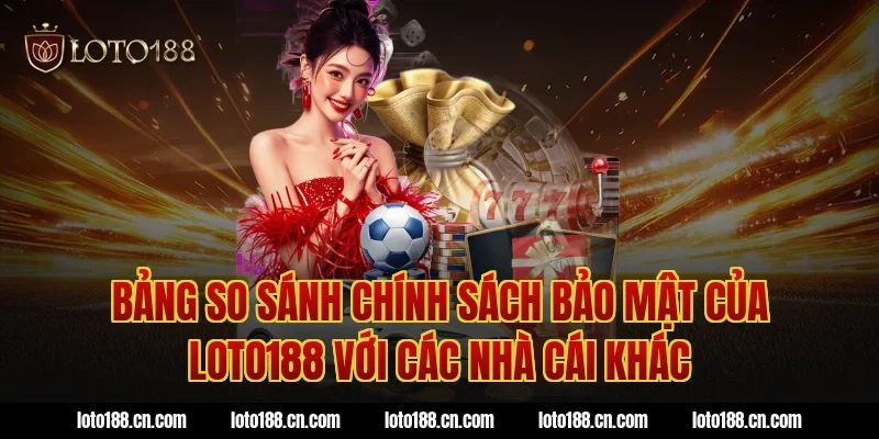 Bảng so sánh chính sách bảo mật của Loto188 với các nhà cái khác