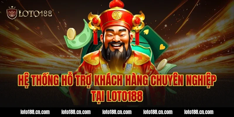 Hệ thống hỗ trợ khách hàng chuyên nghiệp tại Loto188